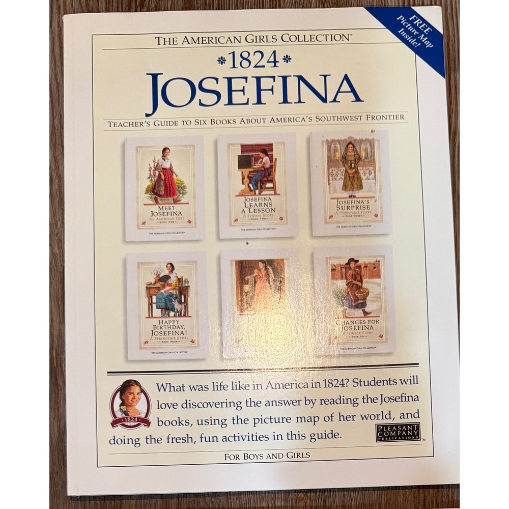 American Girl Pleasant Company Teacher Guide Workbook Josefina Books